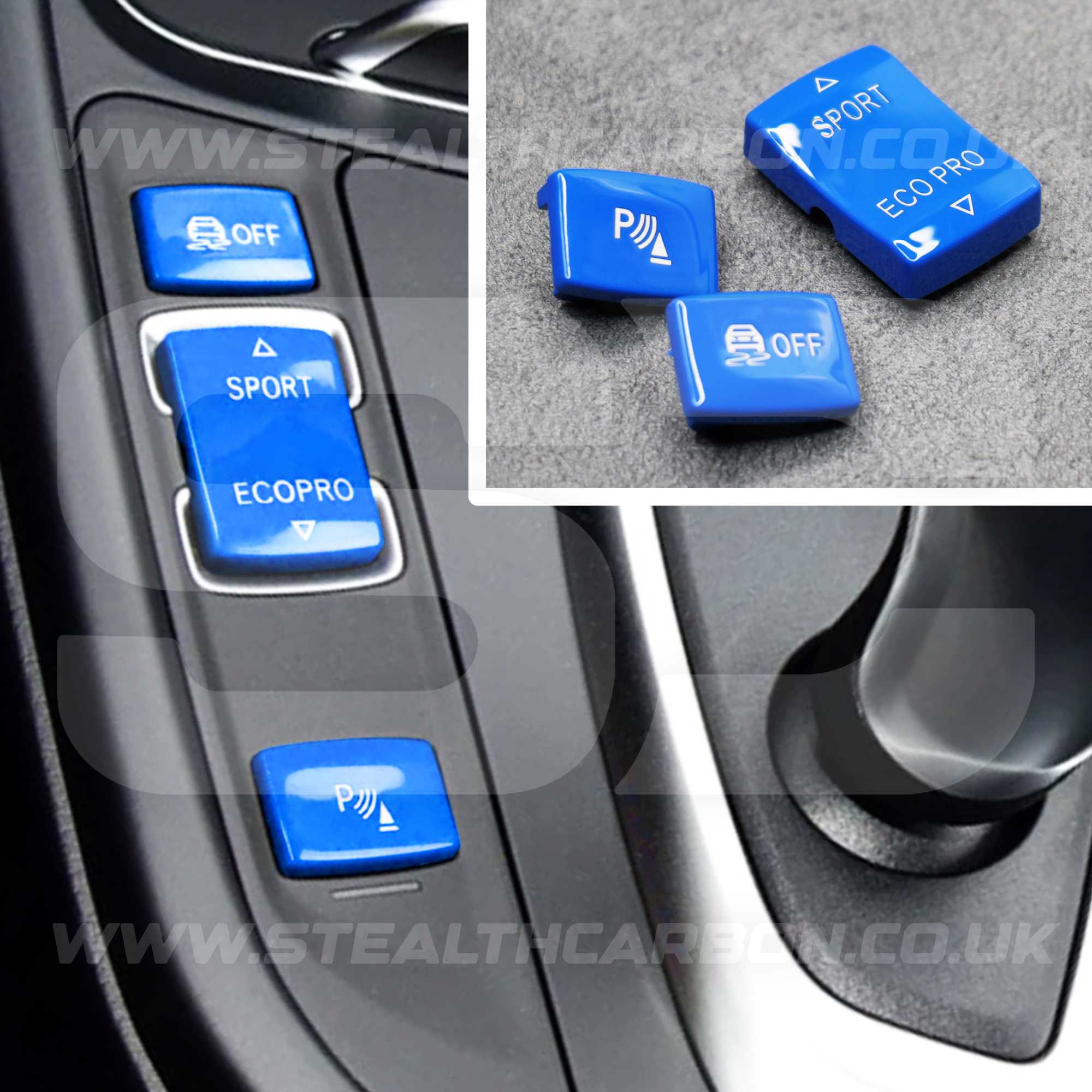 BMW Blue Sport Eco Pro DSC Parking Centre Console Buttons F20 F22 F30 F32 F33