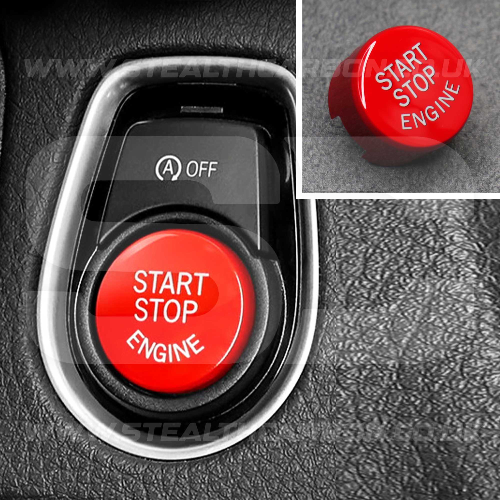 BMW Red Start Stop Engine Button M2 M3 M4 M5 M6 M140i F20 F80 F82 F83 F85 F87