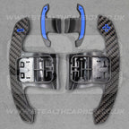 BMW Genuine Carbon Fibre & Blue Gear Shifter Paddles F80 M3 F82 M4 M2 G30 F30