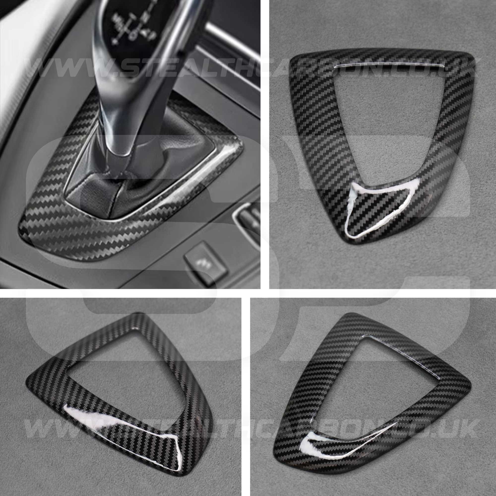 Carbon Fibre Style Gear Knob Surround BMW F20 F30 F34 M135i M140i M235i M240i
