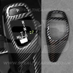 BMW Carbon Fibre Style Gear Shift Knob Cover Trim for F30 F20 F10 F15 F25 X5 X3