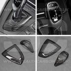 Carbon Fibre Style Gear Knob & Surround Trims  BMW F20 F30 F34 M135i M140i M235i