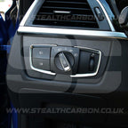 BMW Silver Headlight Switch Trims M3 F80 F82 M4 F87 F30 M2 i3 1 2 3 4 5 Series