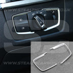 BMW Silver Headlight Switch Trims M3 F80 F82 M4 F87 F30 M2 i3 1 2 3 4 5 Series