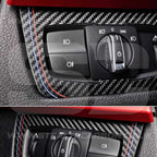 BMW Carbon Fibre Style Headlight Switch Trim F30 F34 F80 M3 F82 M4 M5 F87 M2