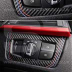 BMW Carbon Fibre Style Headlight Switch Trim F30 F34 F80 M3 F82 M4 M5 F87 M2