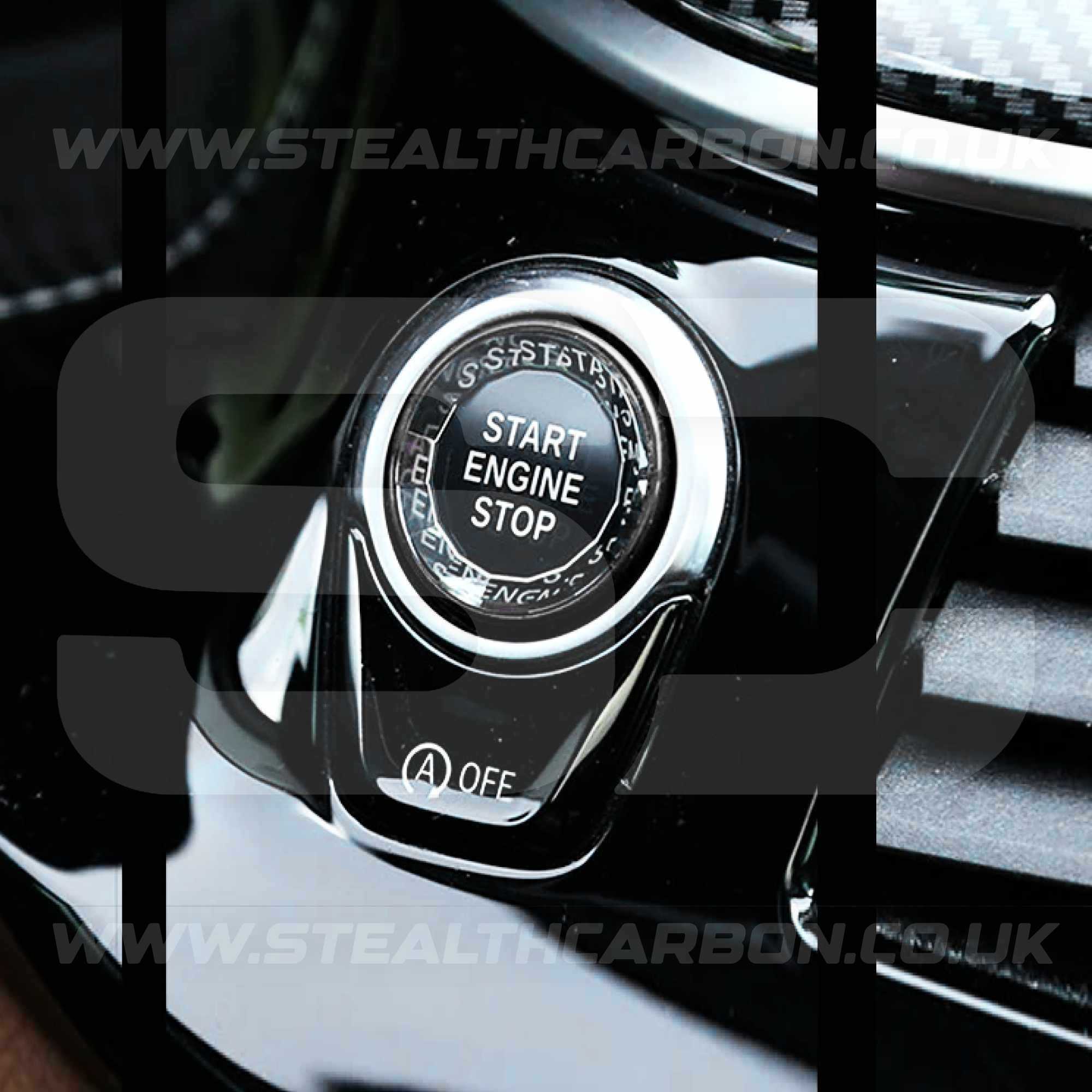 Black Crystal Start Engine Button BMW M2 M3 M4 M5 M6 M140 G30 F80 F82 F30 F85
