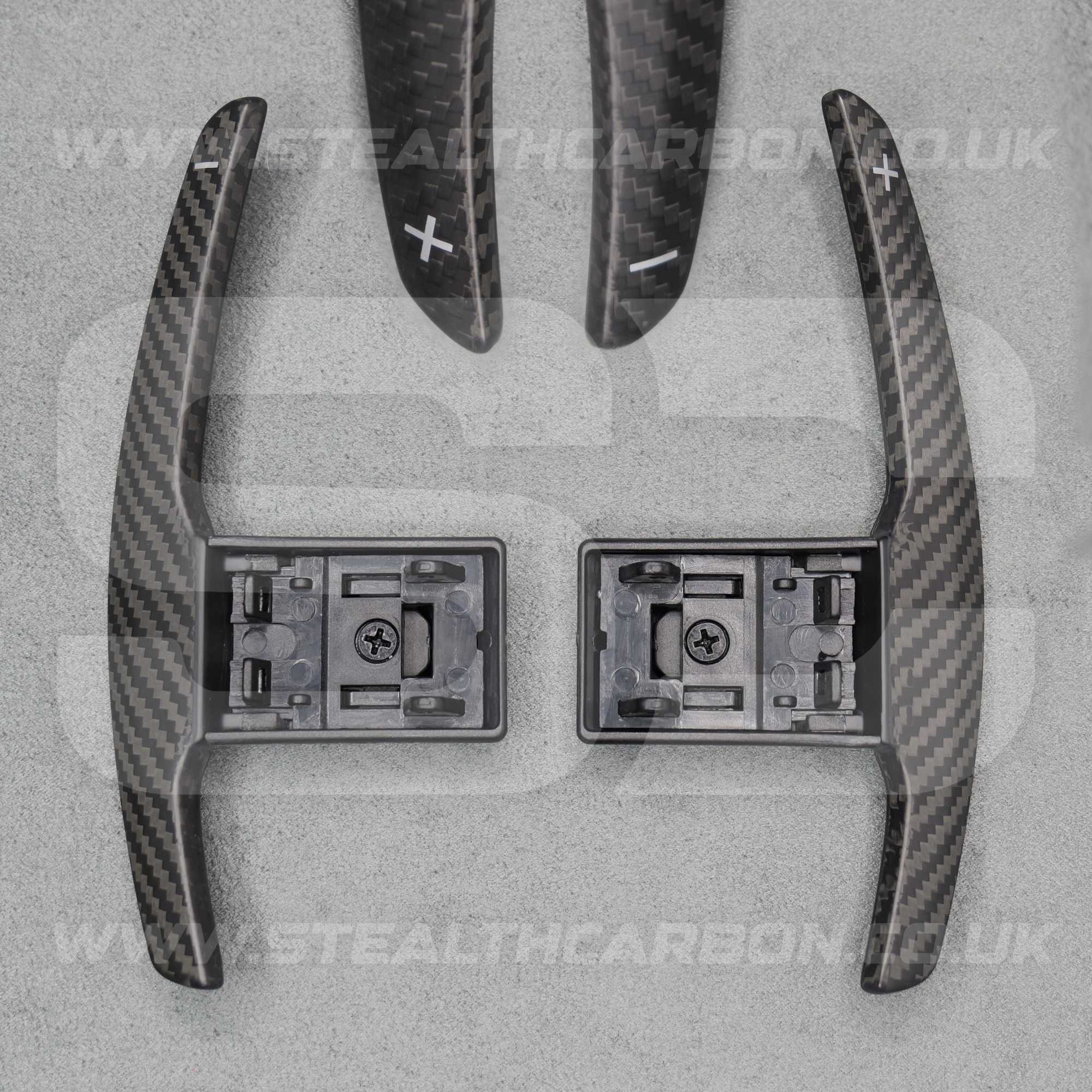 Satin Carbon Fibre Shifter Paddles BMW M3 M4 M2 F80 F82 F87 M5 M6 X5M X6M M