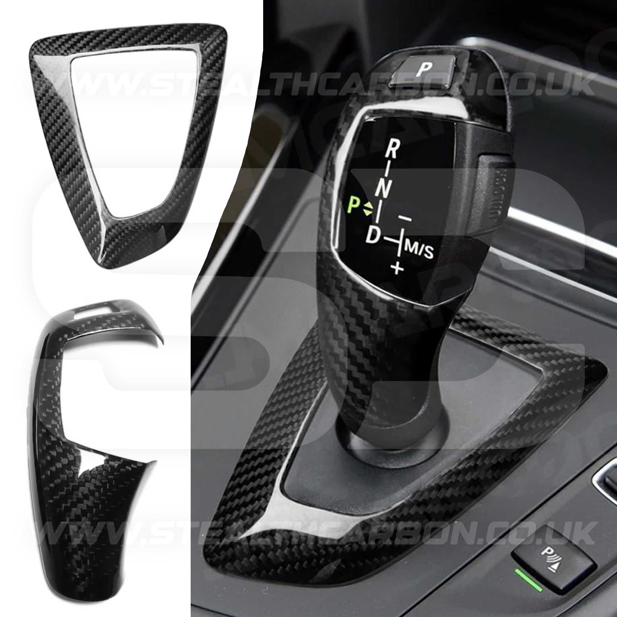 Carbon Fibre Gear Knob & Surround Trims BMW F15 F20 F25 F30 F32 F06 F10 F35 F36