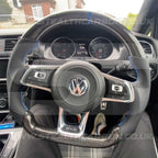 Volkswagen Carbon Fibre Steering Wheel VW Golf MK7 MK7.5 R R-Line GTI GTE GTD +