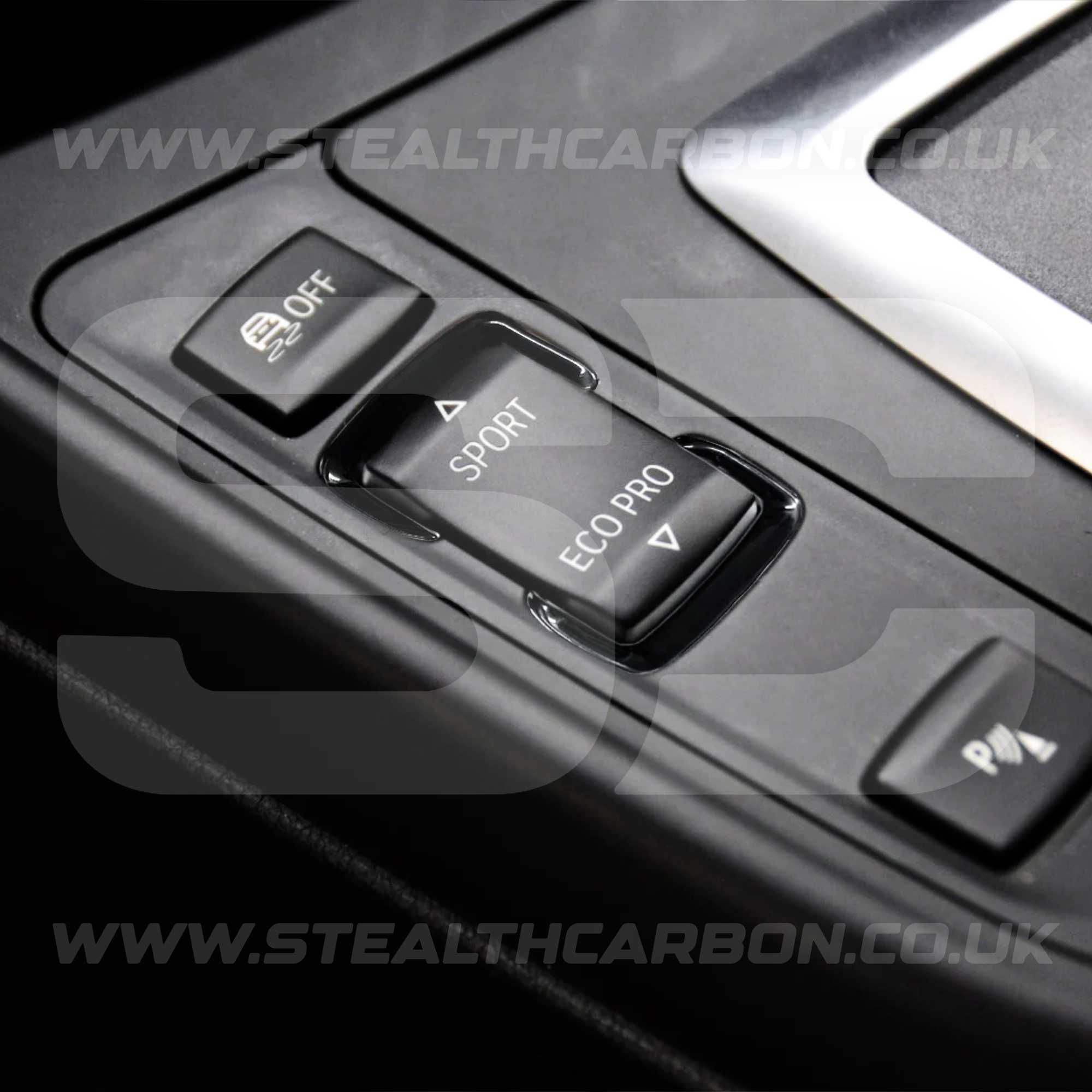 BMW Black Sport Eco Centre Button Trim F20 F21 F22 F30 F32 F33 F36 i3 i3S