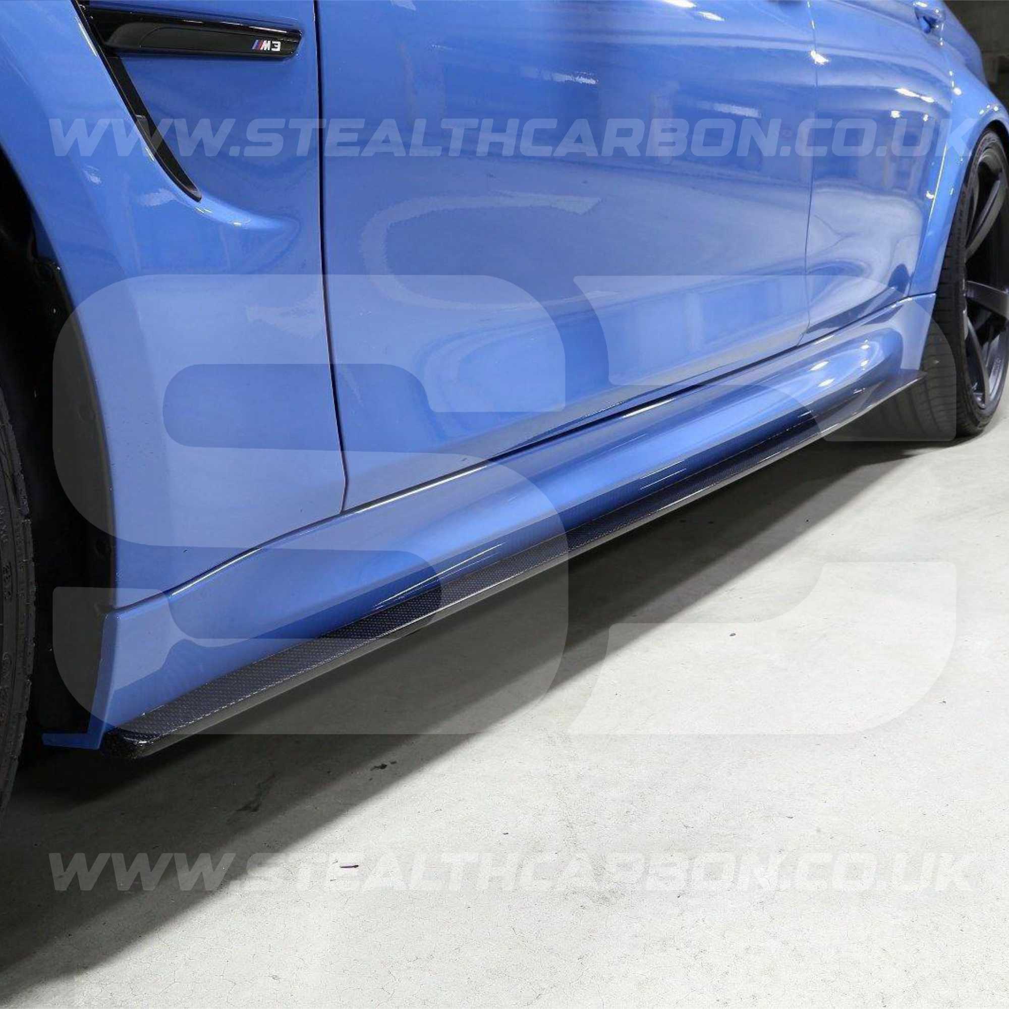BMW M Performance Style Genuine Carbon Fibre Side Skirts F80 M3 F82 F83 M4