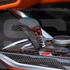 Genuine Carbon Fibre Gear Knob Cover Trim for BMW G80 M3 G82 M4 G87 M2