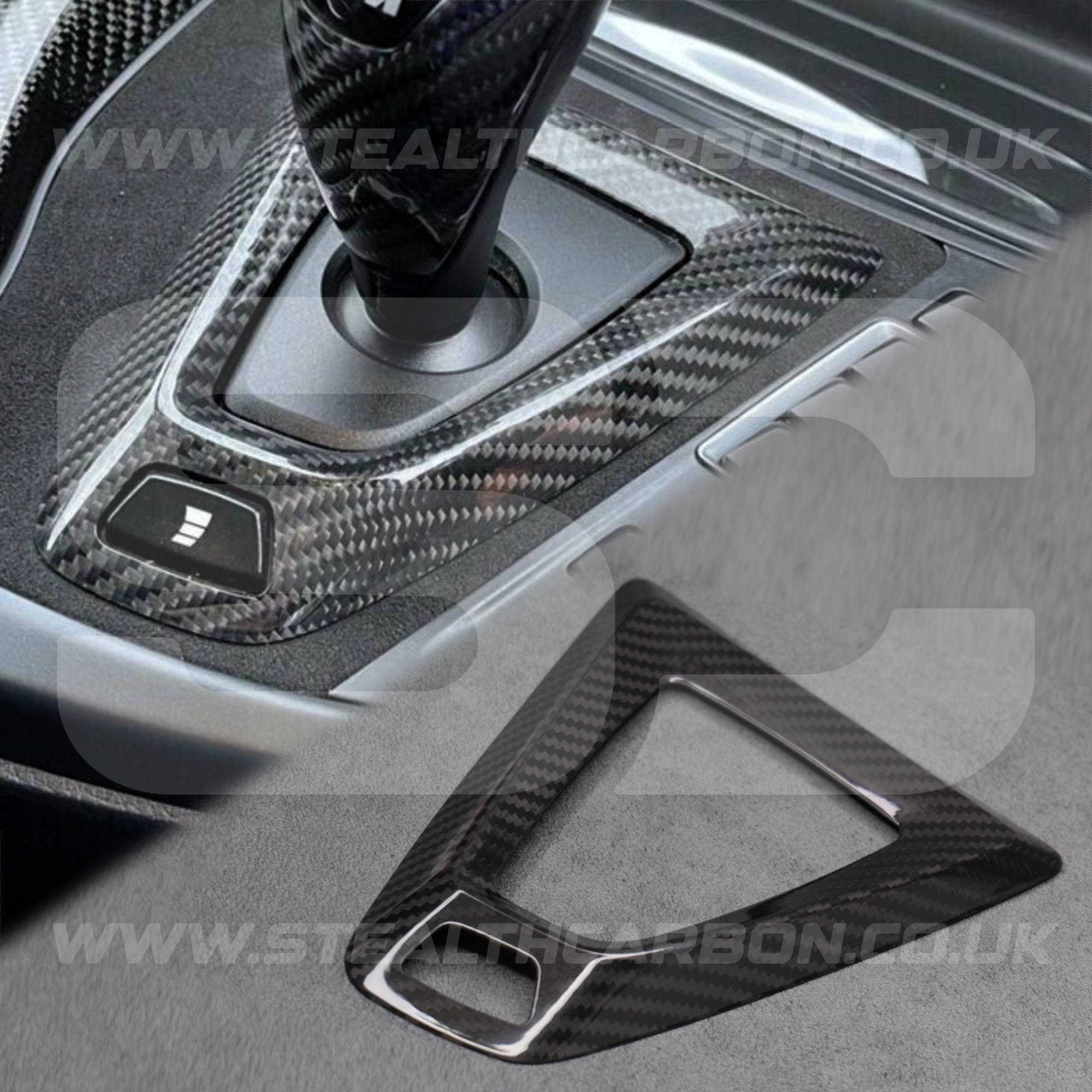 BMW Carbon Fibre Gear Knob Surround Trim M2 M3 M4 F87 F80 F82 F83