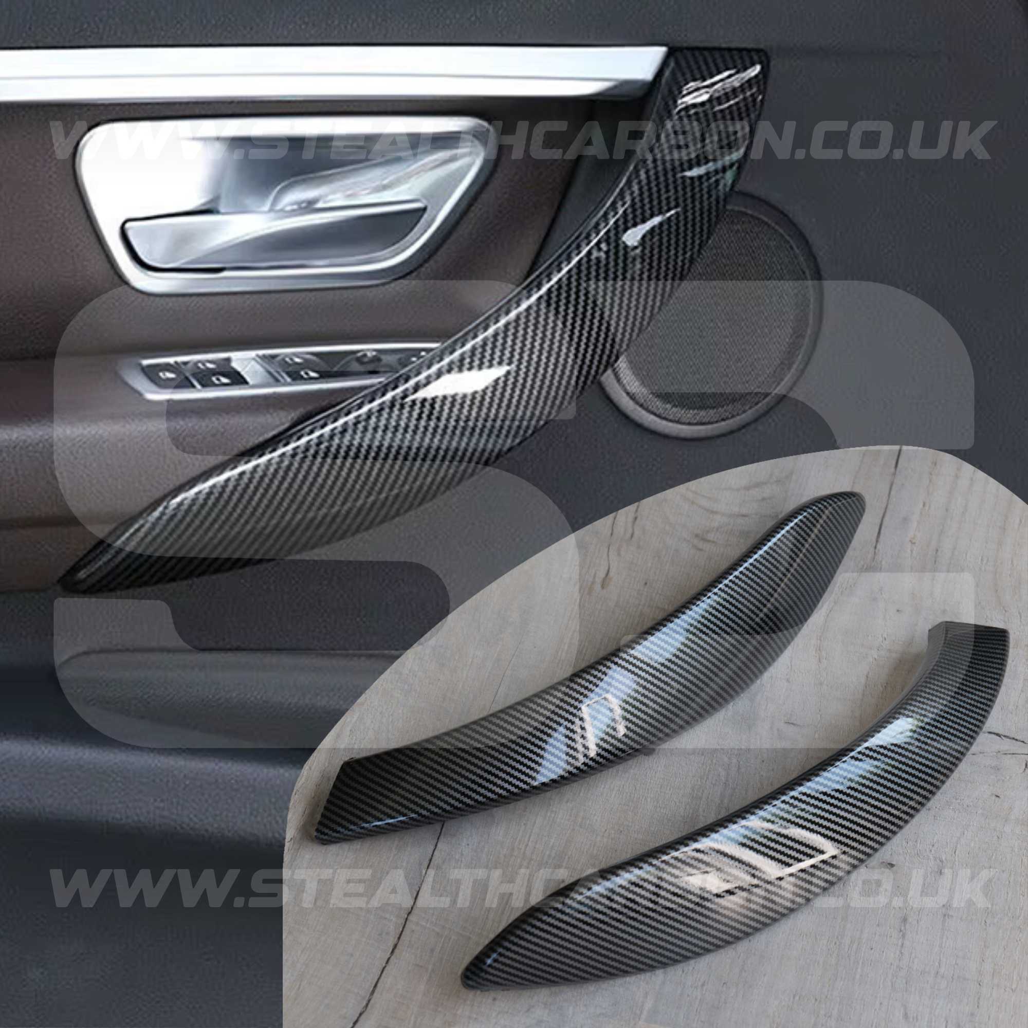 Carbon Fibre Style Door Handle Covers BMW 3 4 Series F30 F31 F34 F32 F33 F36