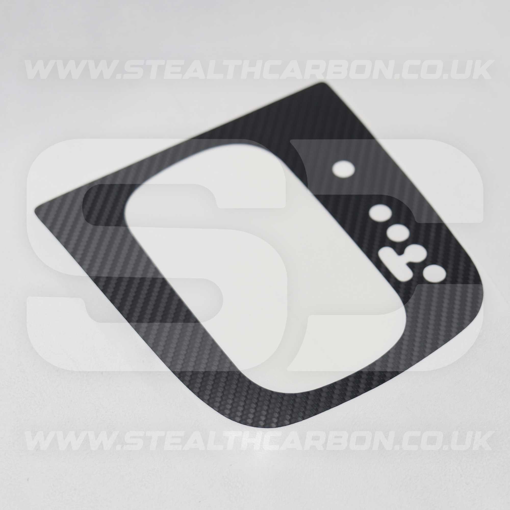 Volkswagen Carbon Fibre DSG Gear Knob Sticker MK1 Tiguan Touareg MK5 Golf