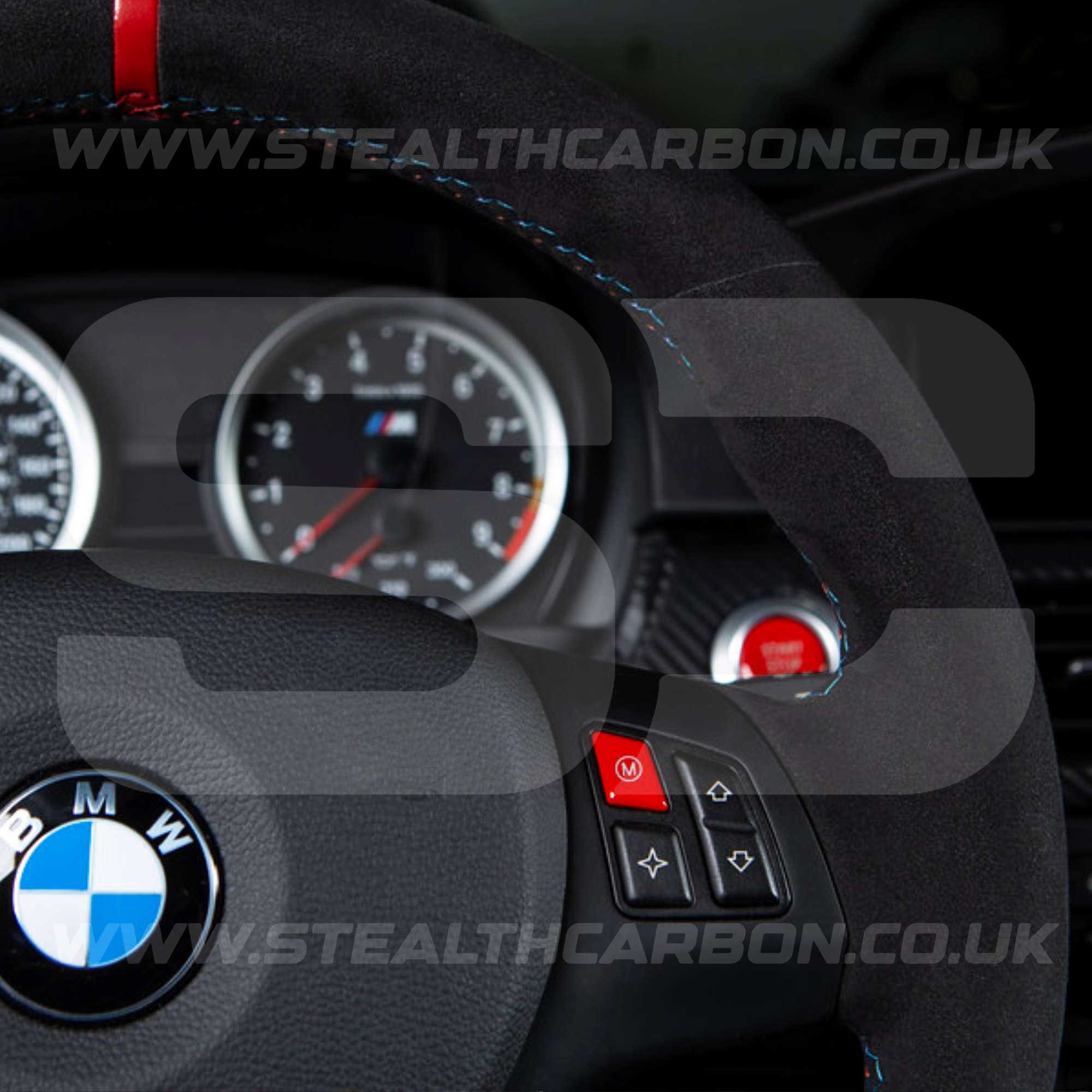 BMW Red M Steering Wheel Mode Button for E90 E92 E93 M3 4.0 V8 Coupe Convertible