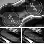 Ford Mustang GT Genuine Alcantara Cup Holder Storage Covers S550 Mach 1 V8 GT350