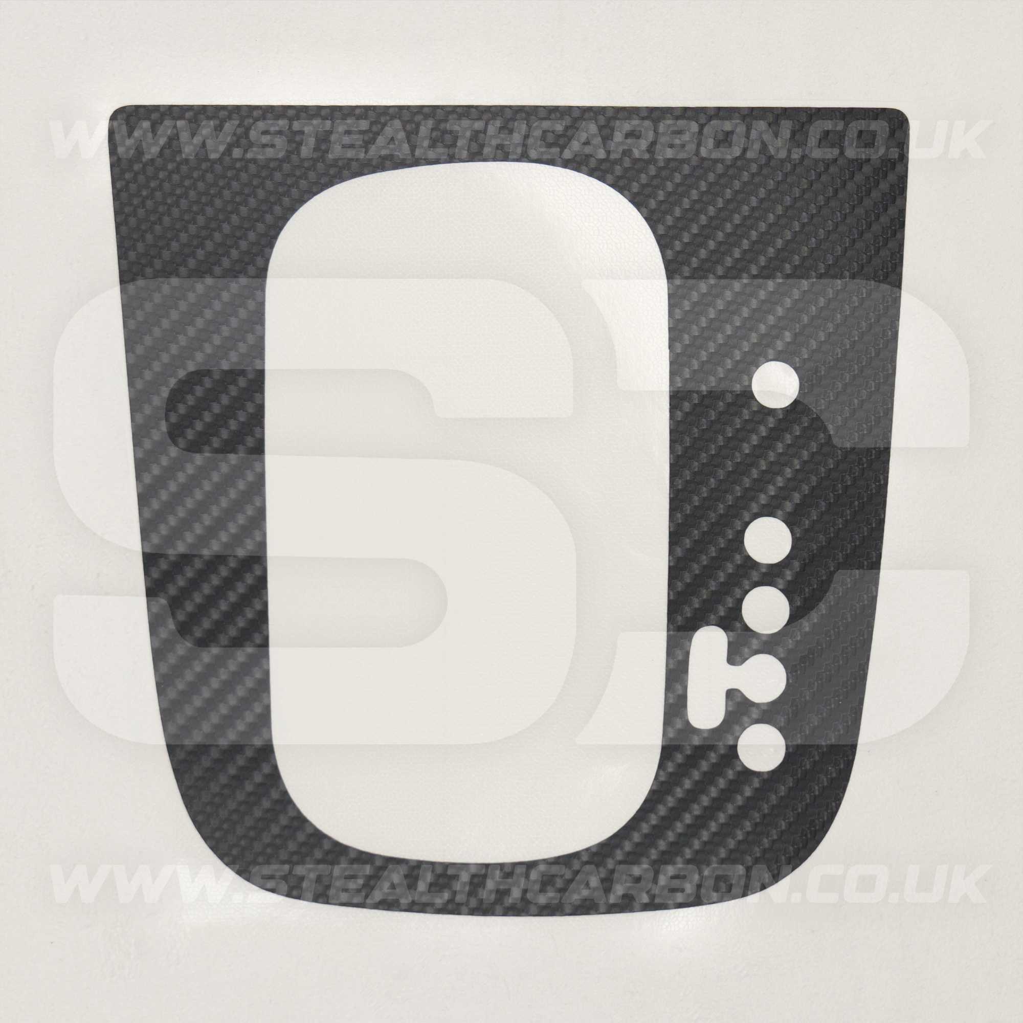 Volkswagen Carbon Fibre DSG Gear Knob Sticker MK1 Tiguan Touareg MK5 Golf