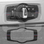 BMW Alcantara Stitched Headlight Switch Trim M3 3 Series E90 E91 E92 E93 4.0 V8