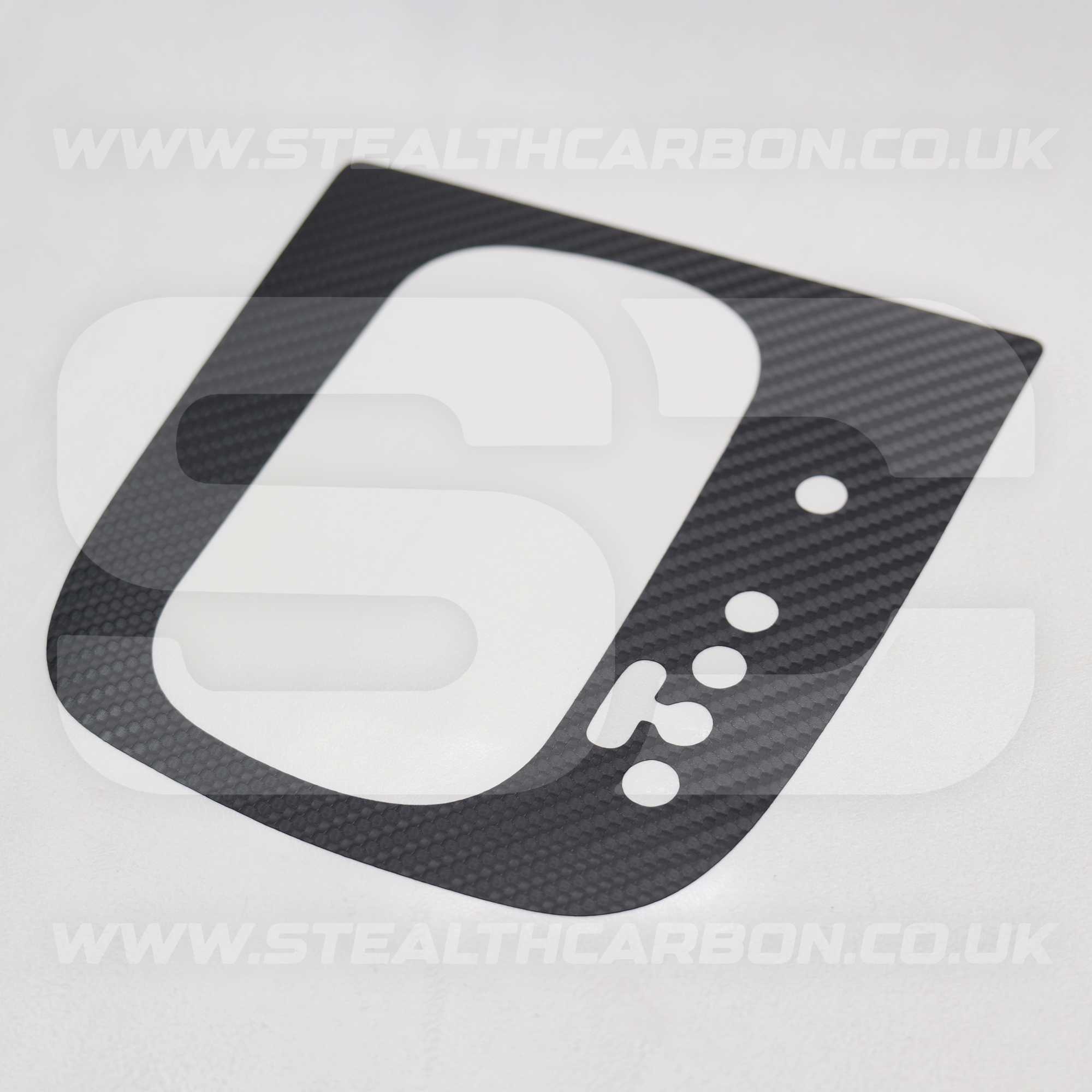 Volkswagen Carbon Fibre DSG Gear Knob Sticker MK1 Tiguan Touareg MK5 Golf