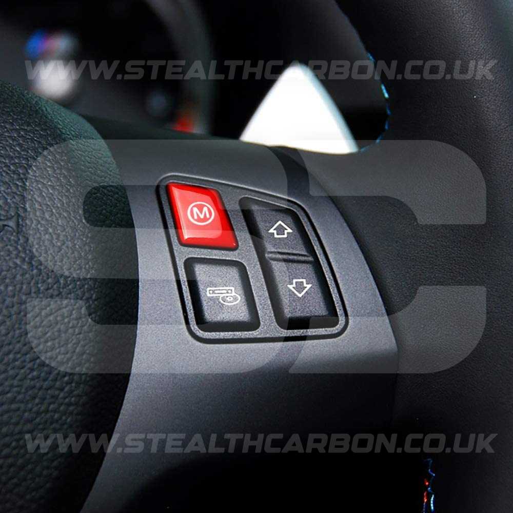 BMW Red M Steering Wheel Mode Button for E90 E92 E93 M3 4.0 V8 Coupe Convertible
