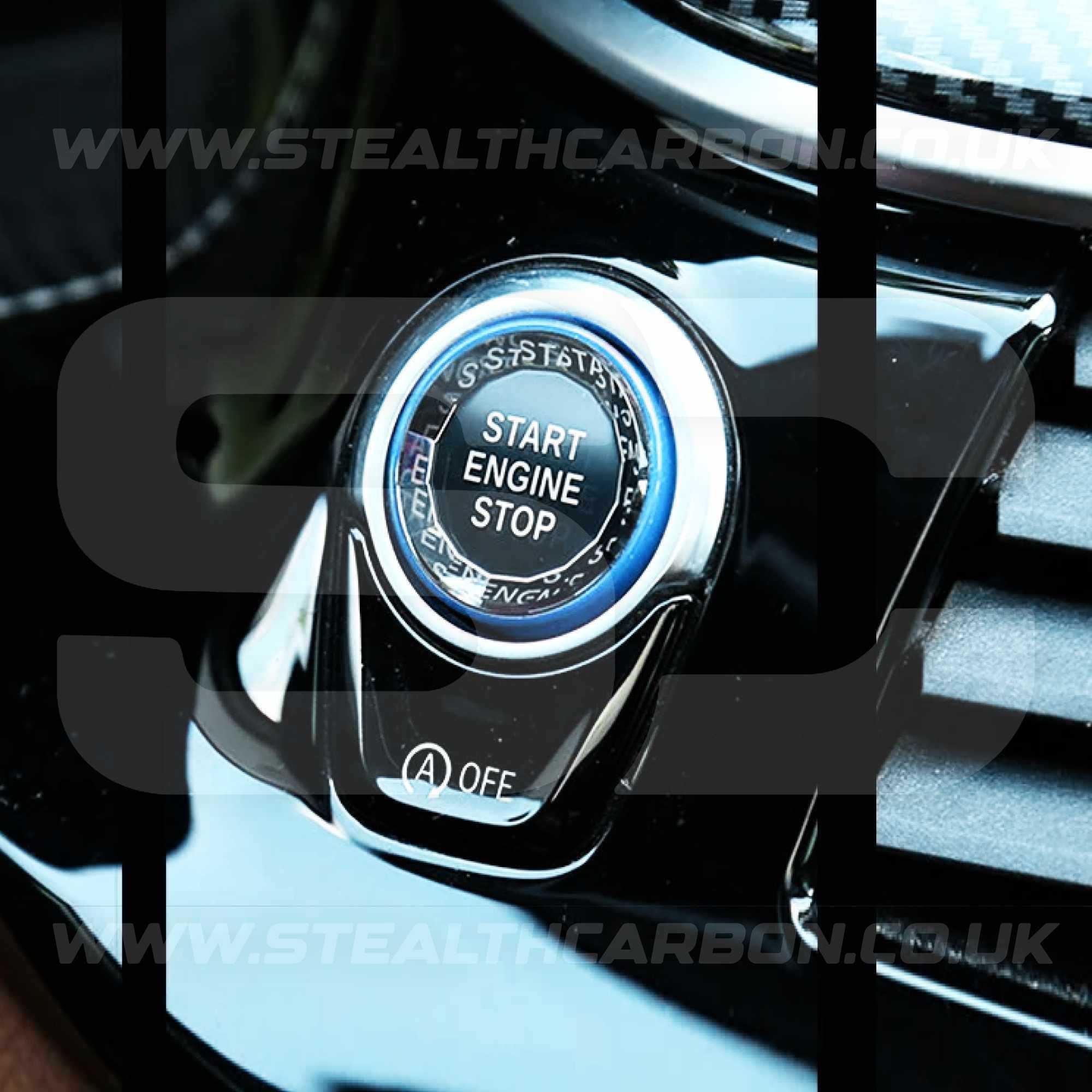 BMW Blue Crystal Start Stop Button M2 M3 M4 M5 M6 M140i G30 F80 F82 F30 F85 F87