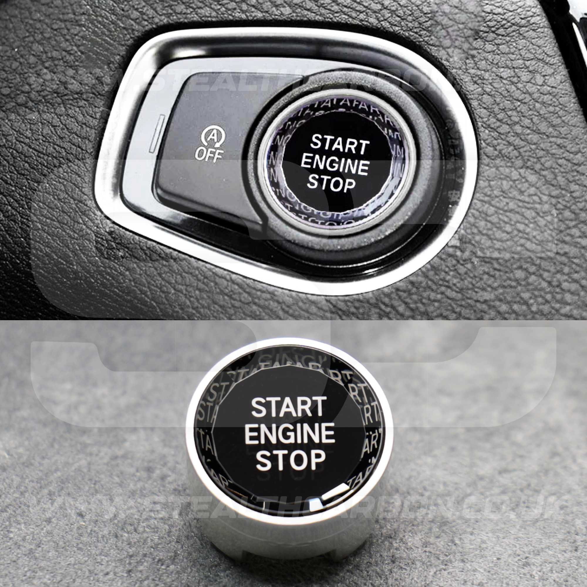 Silver Crystal Start Engine Button BMW M2 M3 M4 M5 M6 M140i G30 F80 F82 F20 F85