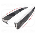 Mercedes C43 C63 Saloon Carbon Fibre Style Rear Bumper Side Vent Trims W205 AMG