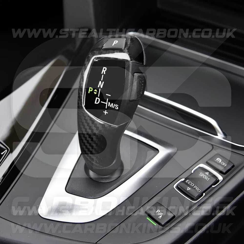 BMW Carbon Fibre Gear Knob Trim F15 F20 F25 F30 F32 F06 F10 F35 F36