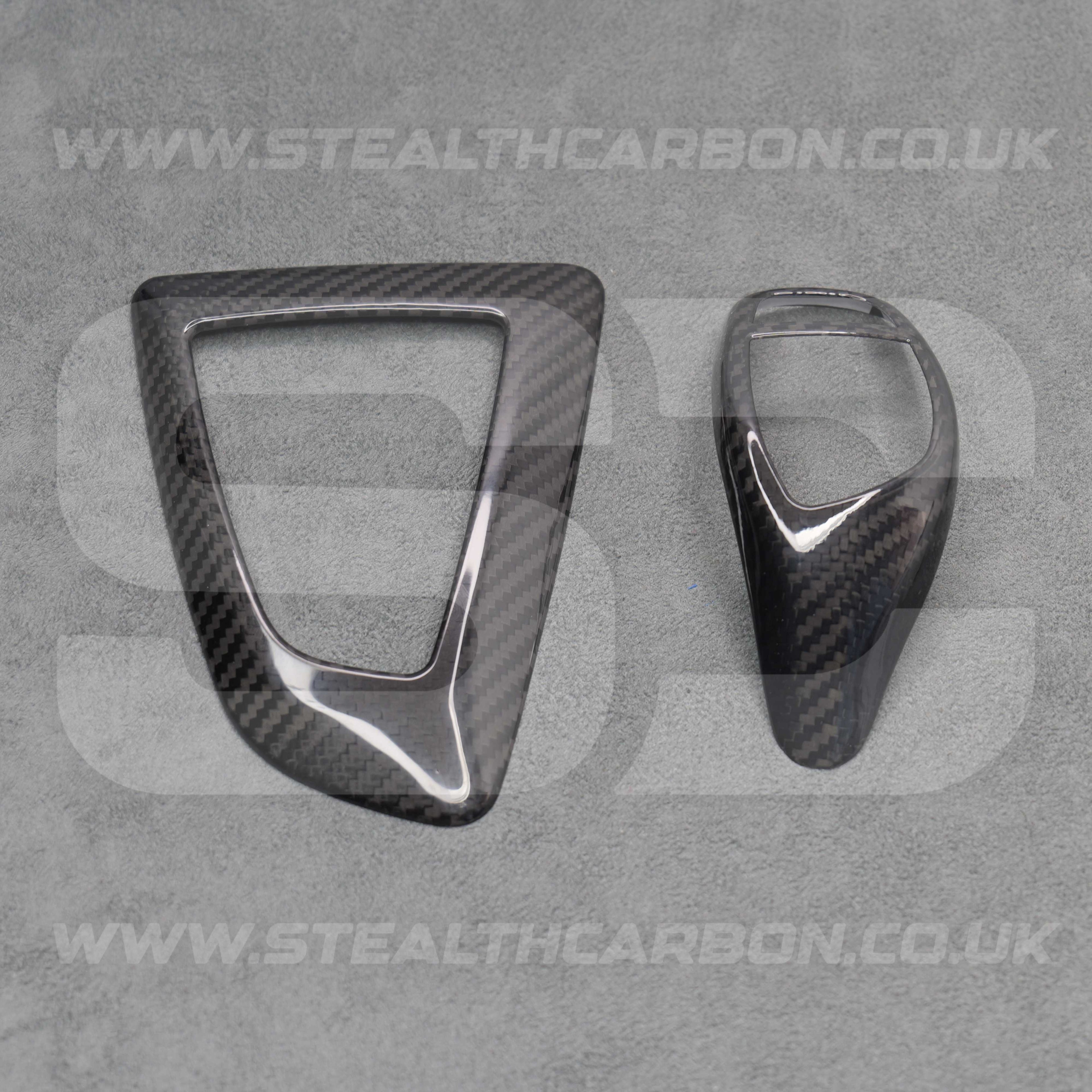 Genuine Carbon Fibre Gear Knob & Surround Trims BMW F20 M135i M140i M235i M240i