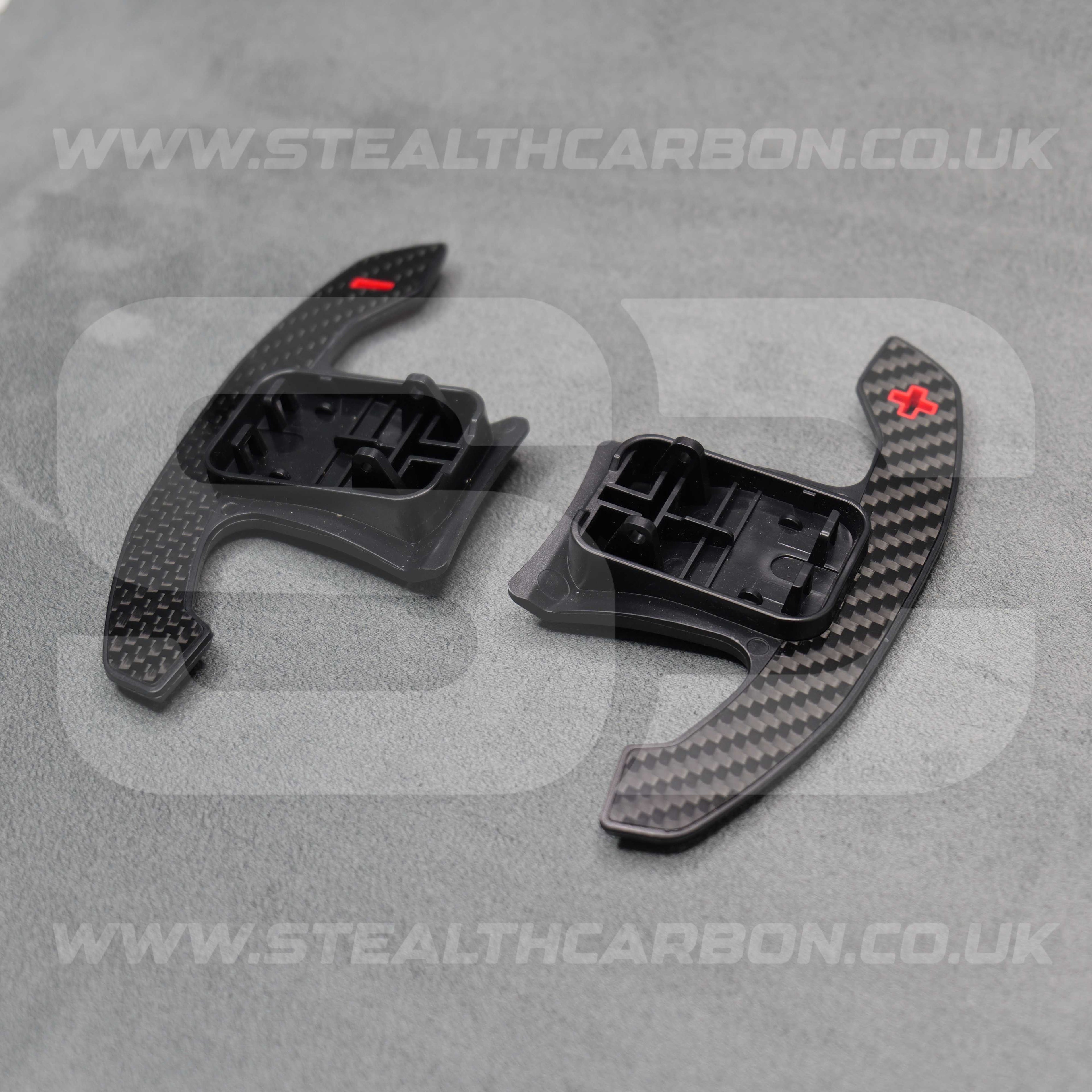 BMW Genuine Carbon Fibre & Red Gear Shifter Paddles F80 M3 F82 F83 M4 F87 M2 F30 G30 F20 G20