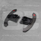 Toyota GR Supra Carbon Fibre & Red Gear Shifter Paddles J29/DB A90/A9
