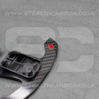 Mini Carbon Fibre & Red Steering Wheel Paddle Shifters JCW Cooper S F54 F56 F57 F60