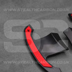 Toyota GR Supra Carbon Fibre & Red Gear Shifter Paddles J29/DB A90/A9