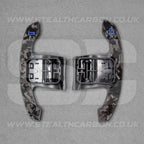 BMW Genuine Forged Carbon Fibre & Blue Gear Shifter Paddles F80 M3 F82 M4 M2 F30