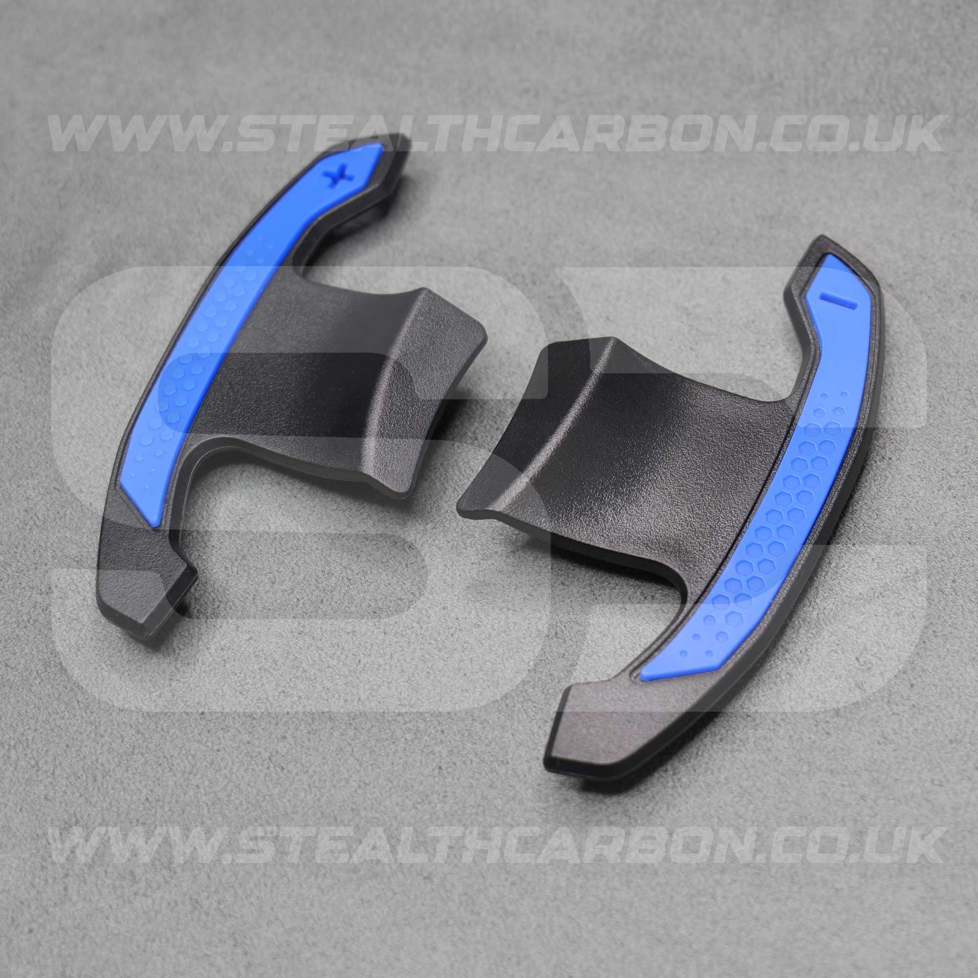 Toyota GR Supra Carbon Fibre & Blue Gear Shifter Paddles J29/DB A90/A9 - 2019 +