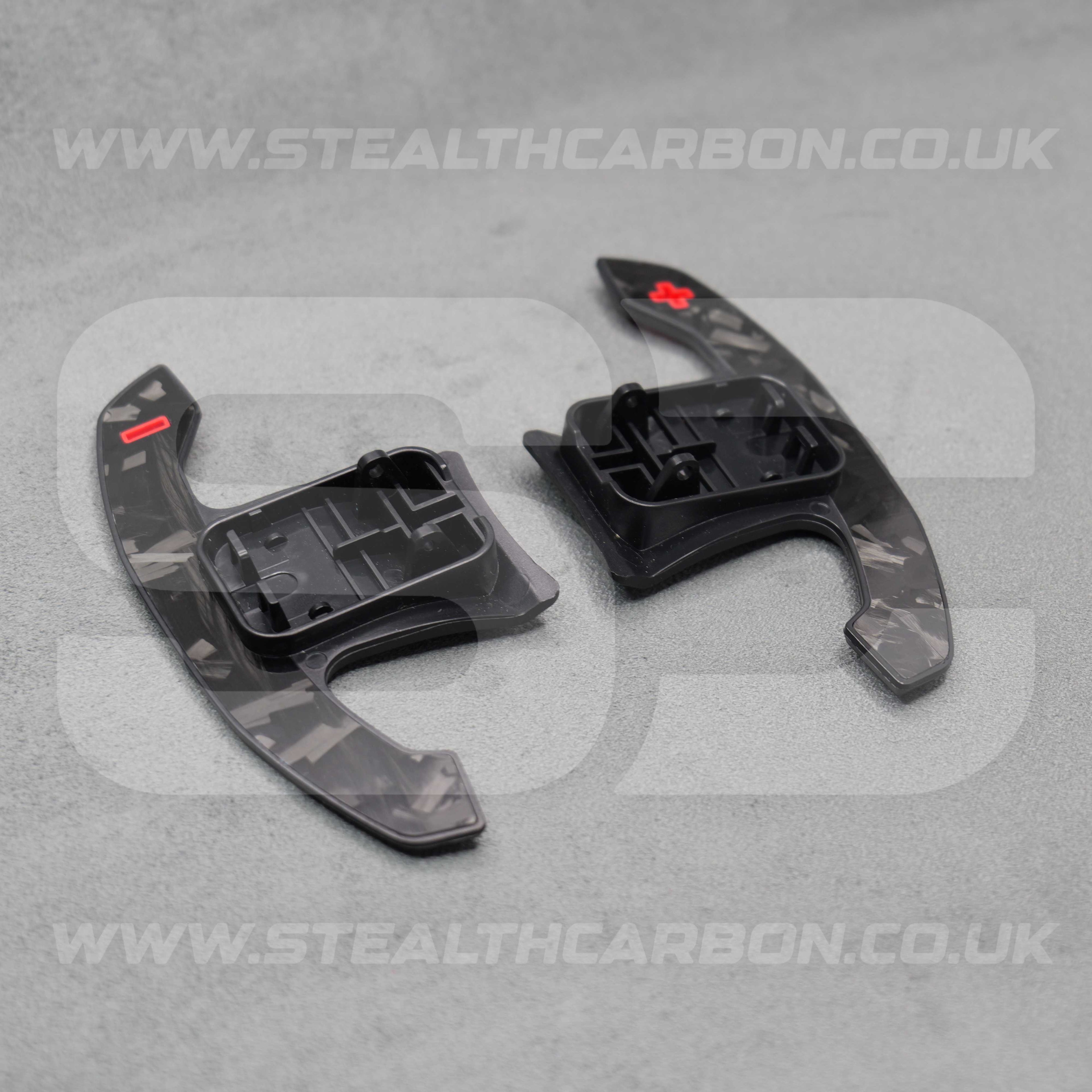 BMW Genuine Forged Carbon Fibre & Red Gear Shifter Paddles F80 M3 F82 F83 M4 M2