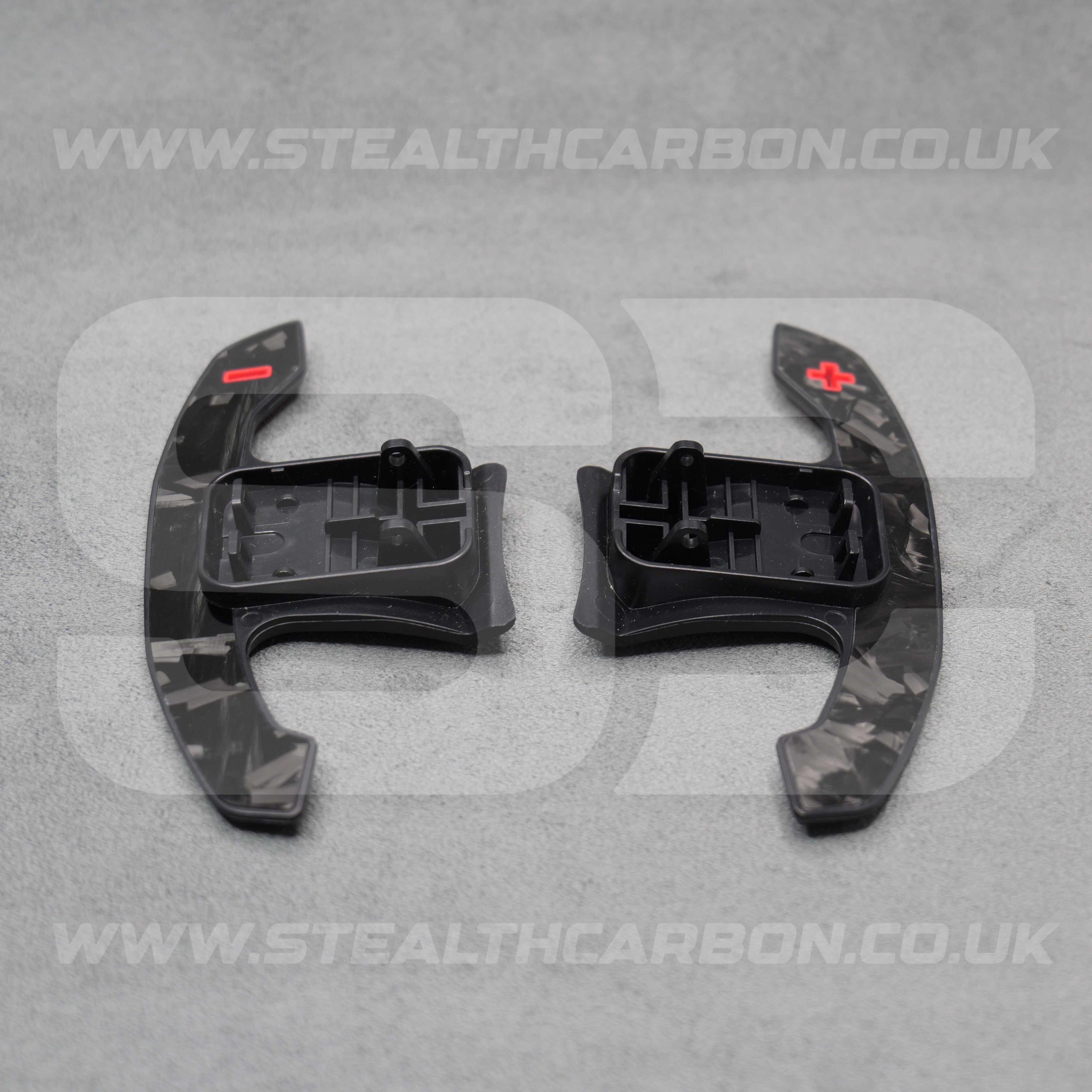 BMW Genuine Forged Carbon Fibre & Red Gear Shifter Paddles F80 M3 F82 F83 M4 M2