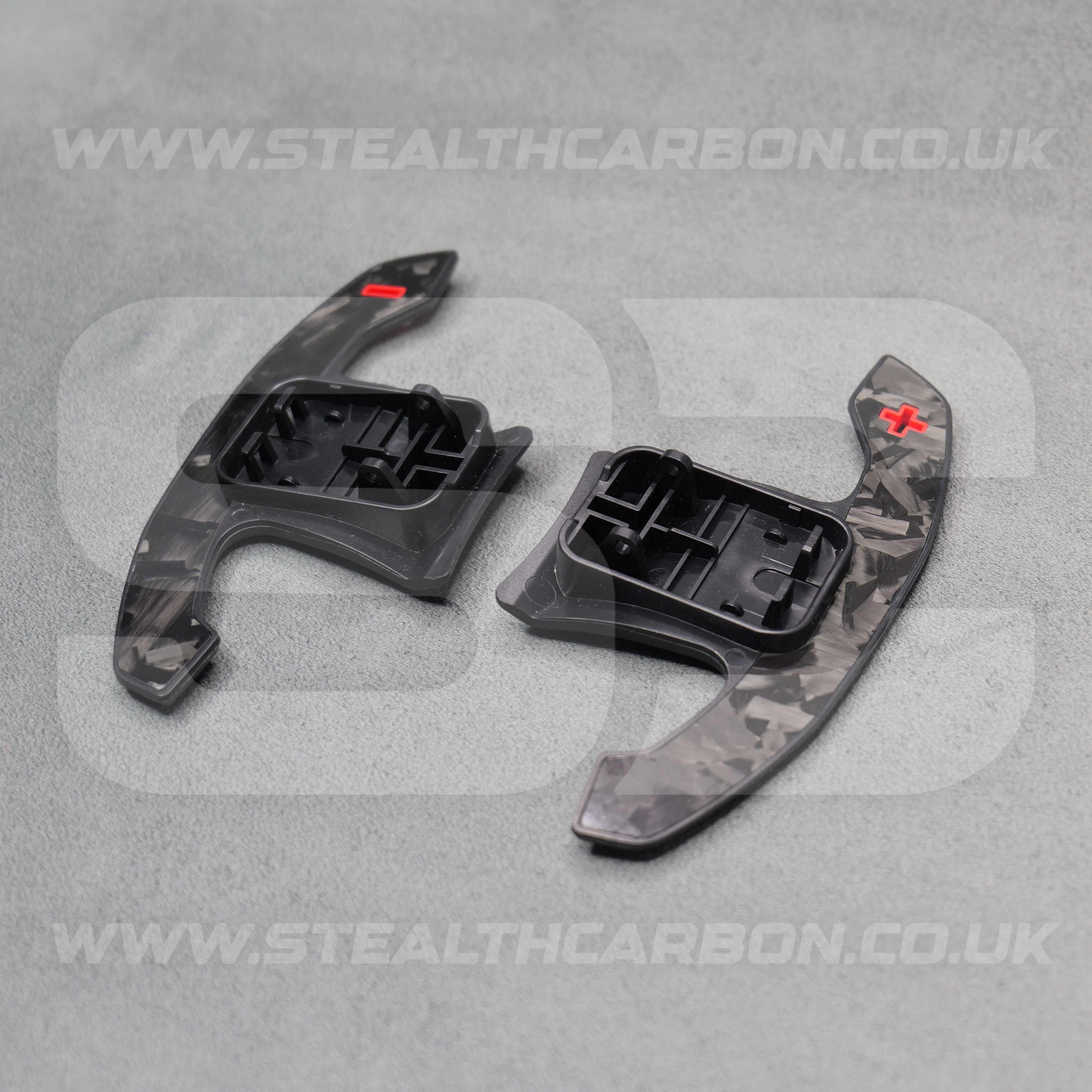 BMW Genuine Forged Carbon Fibre & Red Gear Shifter Paddles F80 M3 F82 F83 M4 M2