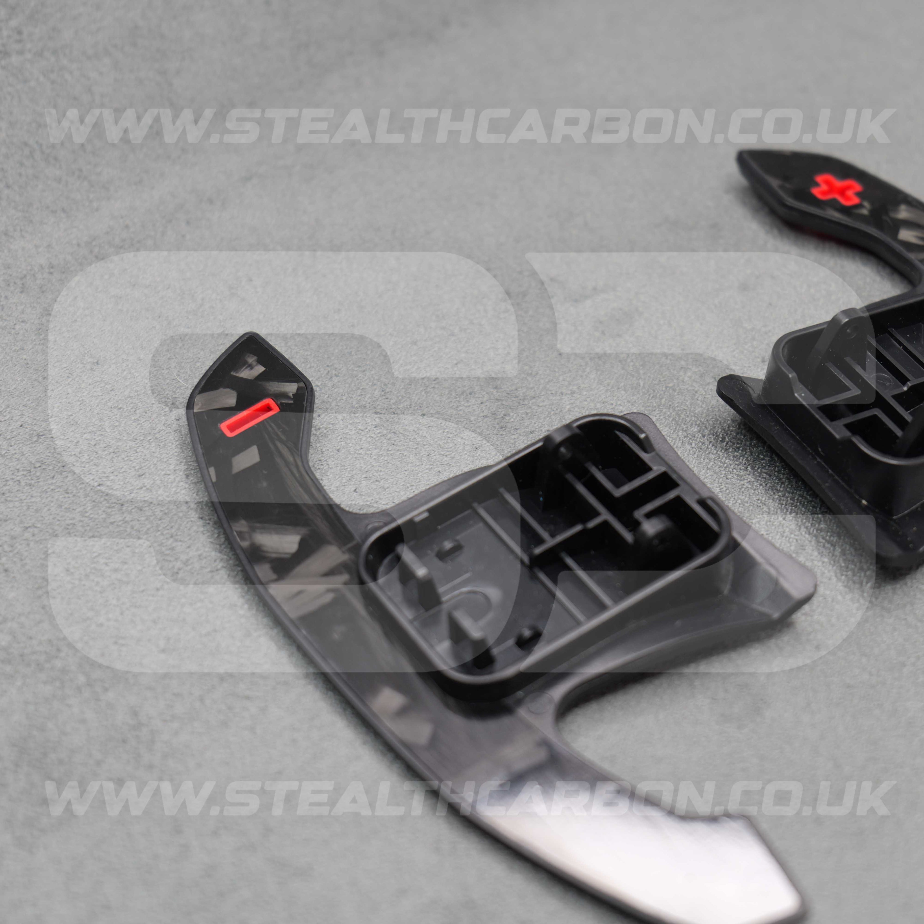 BMW Genuine Forged Carbon Fibre & Red Gear Shifter Paddles F80 M3 F82 F83 M4 M2