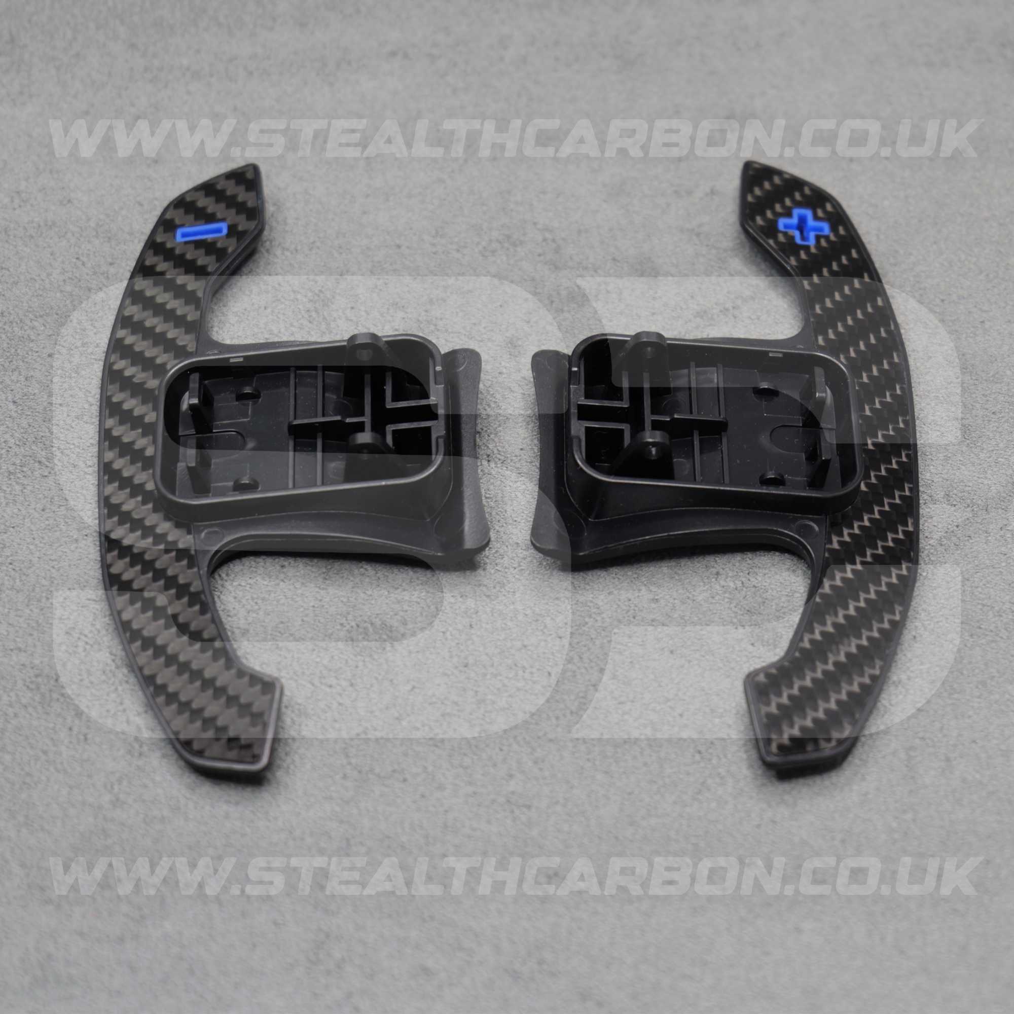 BMW Genuine Carbon Fibre & Blue Gear Shifter Paddles F80 M3 F82 M4 M2 G30 F30