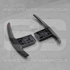 Carbon Fibre / Red Gear Paddle Shifters for BMW F80 M3 F82 F83 M4 F87 M2 F30