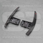 Carbon Fibre / Red Gear Paddle Shifters for BMW F80 M3 F82 F83 M4 F87 M2 F30