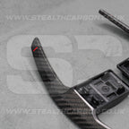 Carbon Fibre / Red Gear Paddle Shifters for BMW F80 M3 F82 F83 M4 F87 M2 F30