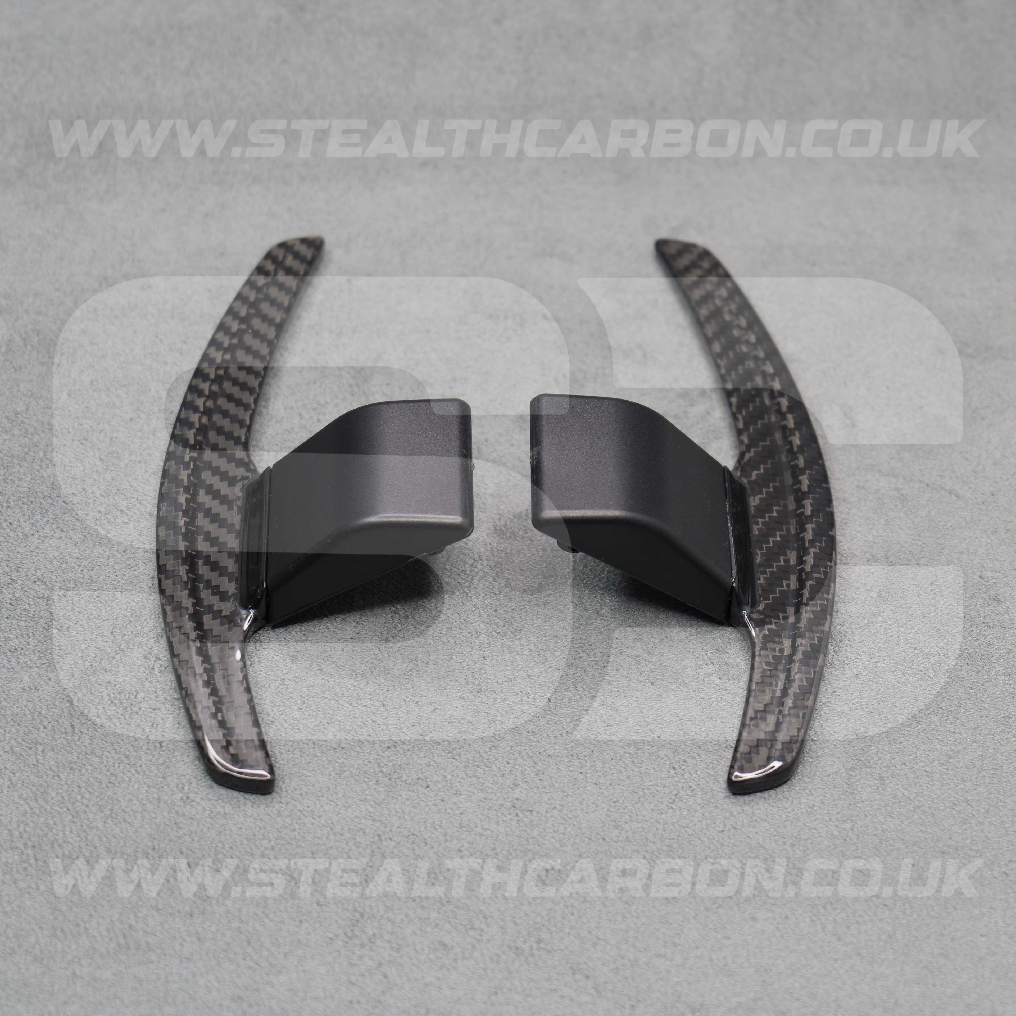 Carbon Fibre / Red Gear Paddle Shifters for BMW F80 M3 F82 F83 M4 F87 M2 F30