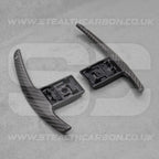 Satin Carbon Fibre Shifter Paddles BMW M3 M4 M2 F80 F82 F87 M5 M6 X5M X6M M