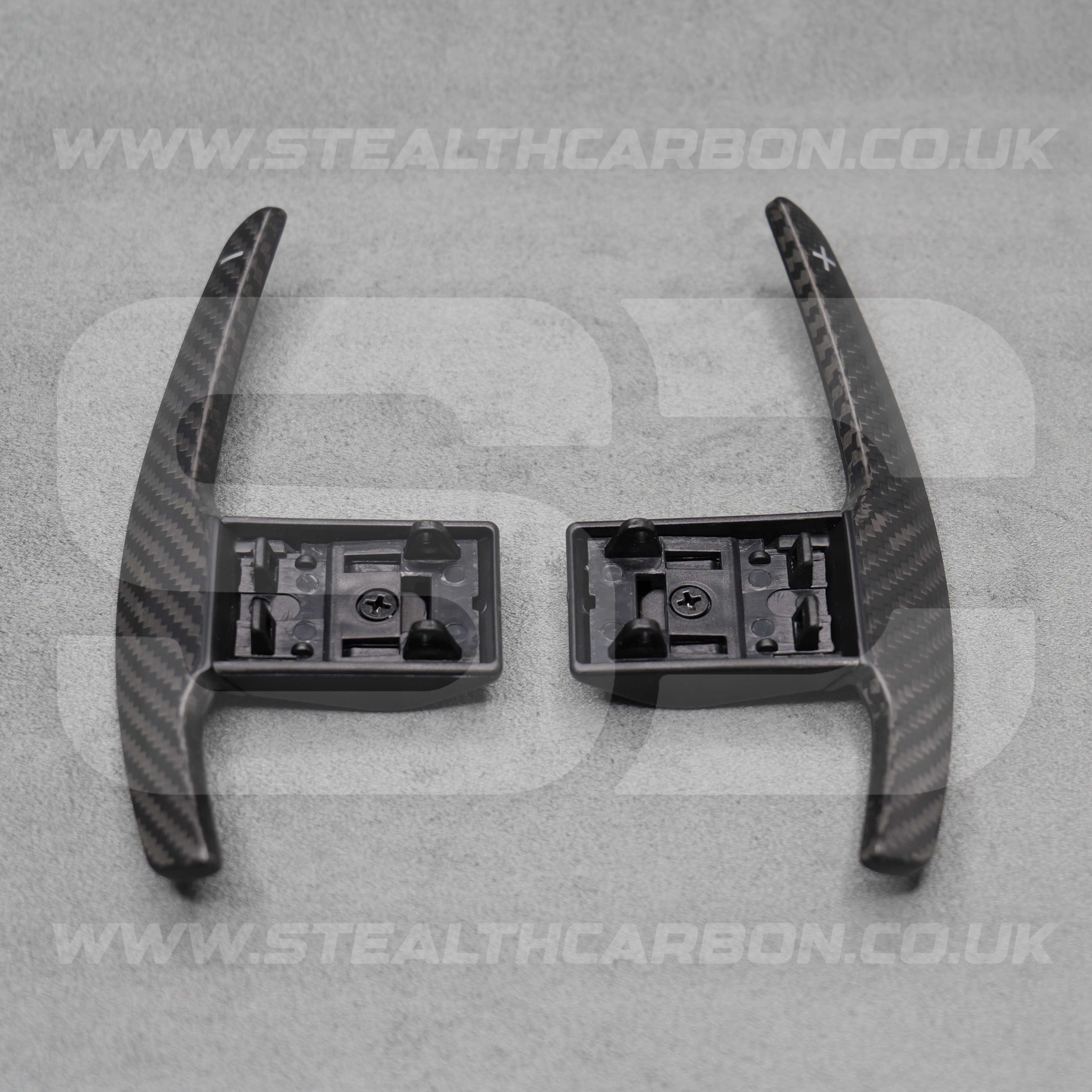 Satin Carbon Fibre Shifter Paddles BMW M3 M4 M2 F80 F82 F87 M5 M6 X5M X6M M