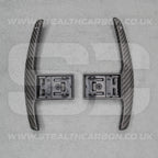 Satin Carbon Fibre Shifter Paddles BMW M3 M4 M2 F80 F82 F87 M5 M6 X5M X6M M