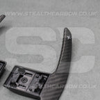 Satin Carbon Fibre Shifter Paddles BMW M3 M4 M2 F80 F82 F87 M5 M6 X5M X6M M